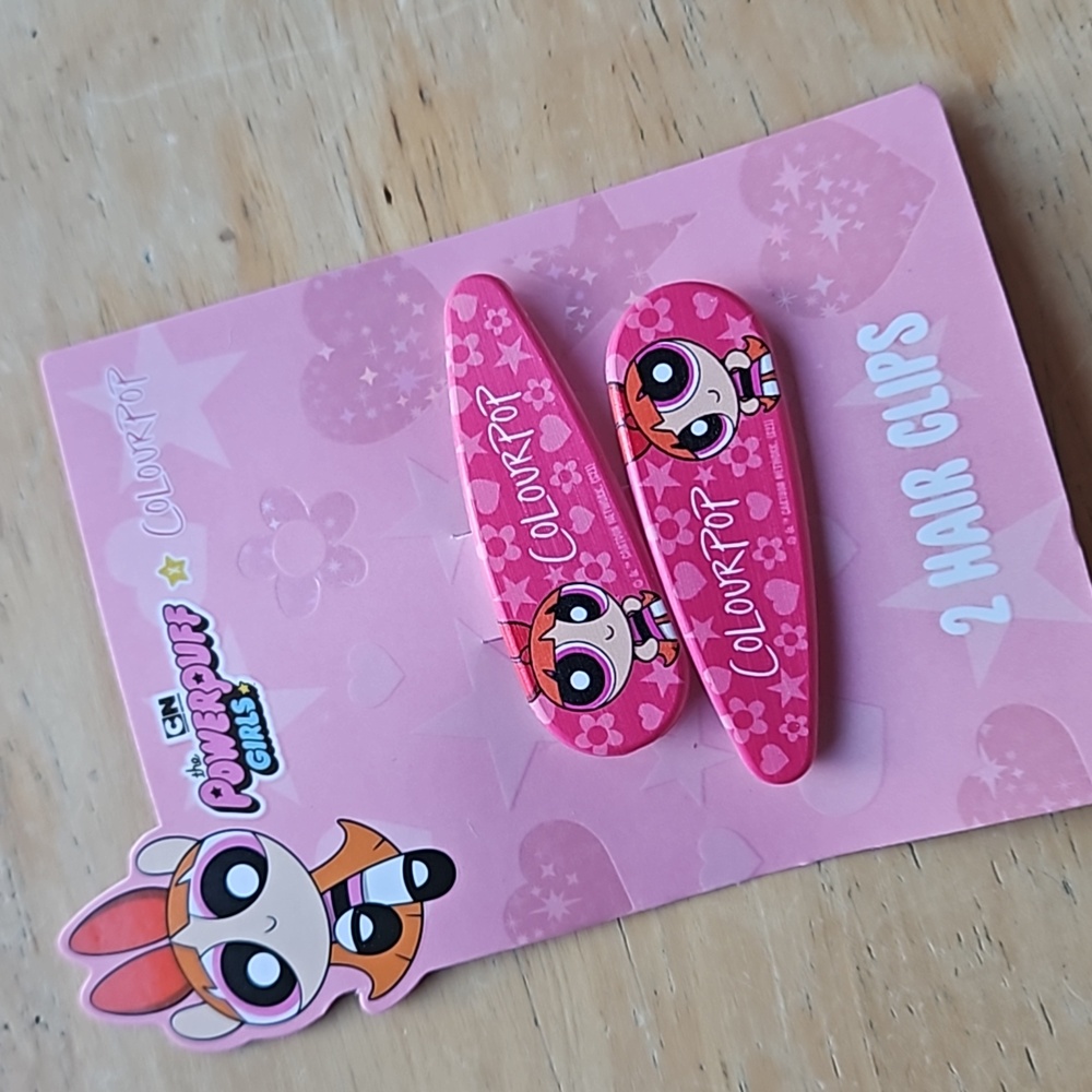 POWERPUFF GIRLS BLOSSOM 2 HAIR CLIPS - Picture 7 of 8